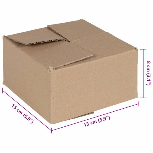 Kutija na preklop 50 kom 15x15x8 cm Karton Cijena
