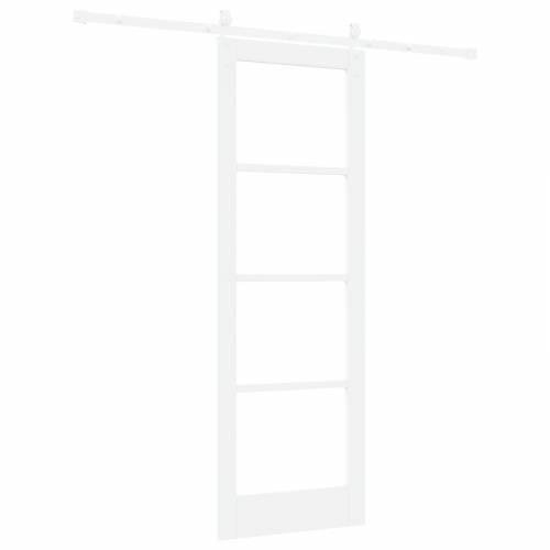 klizna vrata sa setom hardvera bijela 73.5x211 cm čvrsto drvo bor Cijena