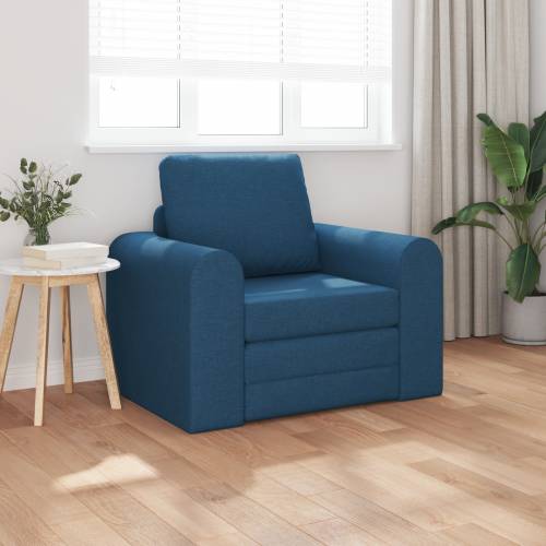 Floor Sofa Krevet 2-u-1 Plava 98x71x83 cm Tkanina Cijena