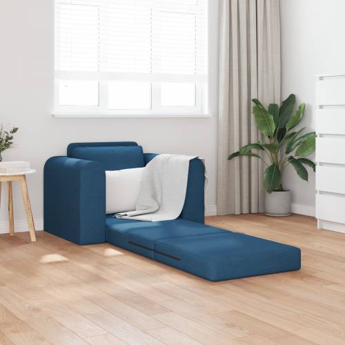 Floor Sofa Krevet 2-u-1 Plava 98x71x83 cm Tkanina Cijena