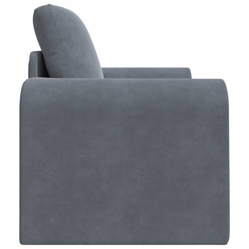 podna sofa krevet 2-u-1 tamno siva 98x71x83 cm Velvet Cijena