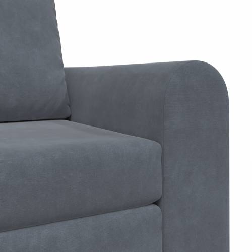 podna sofa krevet 2-u-1 tamno siva 98x71x83 cm Velvet Cijena