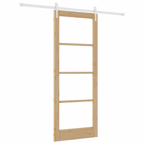 klizna vrata s hardverskim setom 83x211 cm masivna borovina Cijena