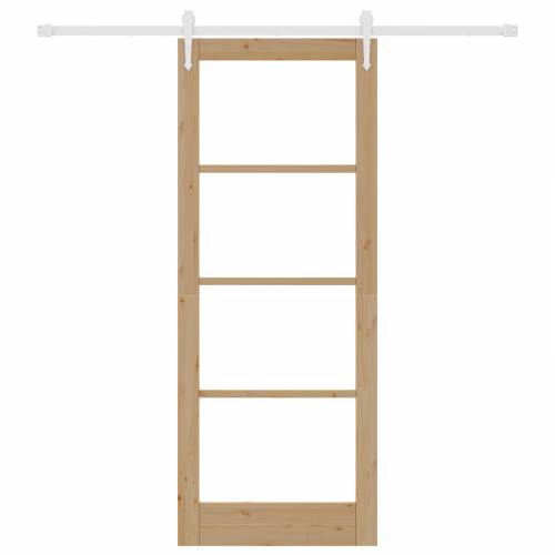 klizna vrata s hardverskim setom 83x211 cm masivna borovina Cijena