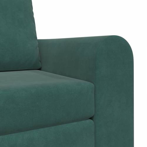 Floor Sofa Bed 2-u-1 Tamnozelena 98x71x83 cm Baršunasti Cijena