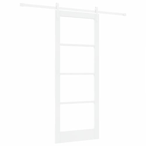 klizna vrata s opremom set bijela 83x211 cm čvrsta borovina Cijena