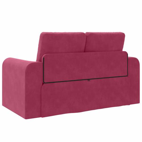 Floor Sofa Bed 2-u-1 Bordo 148x71x83 cm Baršun Cijena