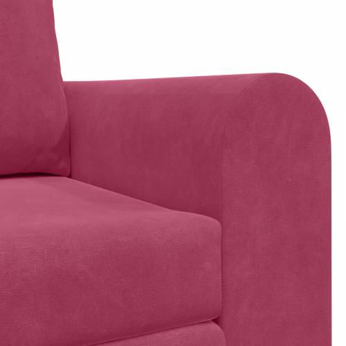 Floor Sofa Bed 2-u-1 Bordo 148x71x83 cm Baršun Cijena