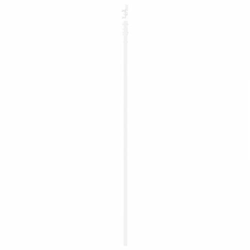 Klizna vrata s setom hardvera bijela 83x232 cm od masivnog drveta bor Cijena