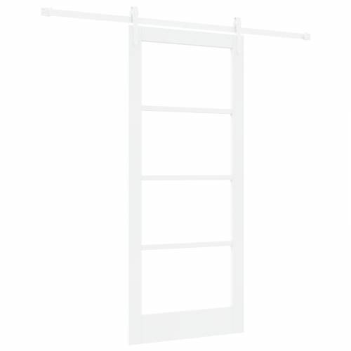 klizna vrata s opremom set bijela 86x198,5 cm vrata od punog bora Cijena