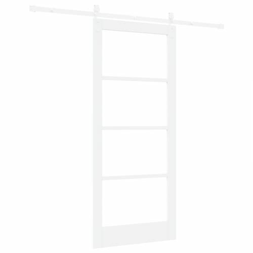 klizna vrata s opremom set bijela 86x198,5 cm vrata od punog bora Cijena