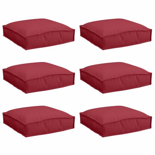 jastučići za palete za sjedenje 6 kom Vino crvena 40x40x8 cm Oxford tkanina Cijena
