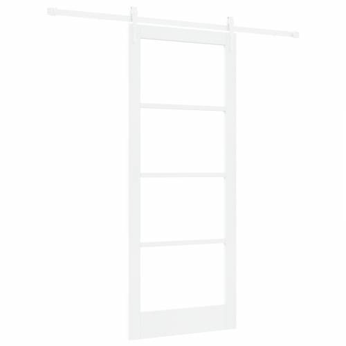 klizna vrata s setom dijelova bijela 86x211 cm solidna drvena borovina Cijena