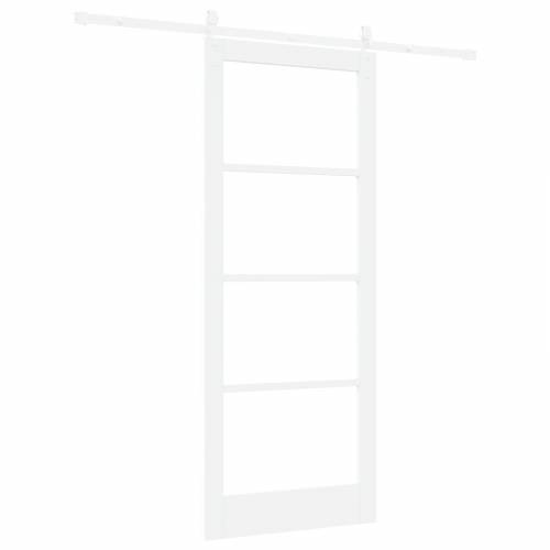 klizna vrata s setom dijelova bijela 86x211 cm solidna drvena borovina Cijena
