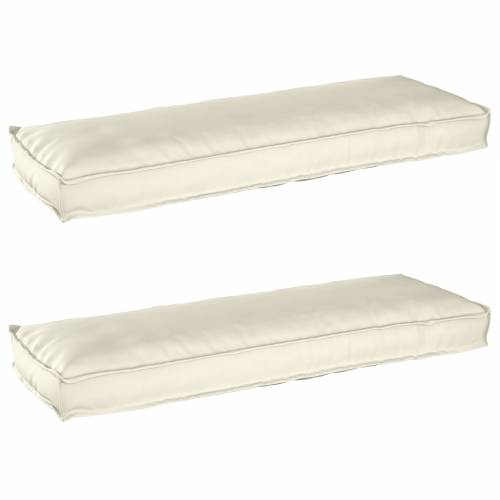 Jastučići za klupu 2 kom Krem 120x40x8 cm Oxford tkanina Cijena