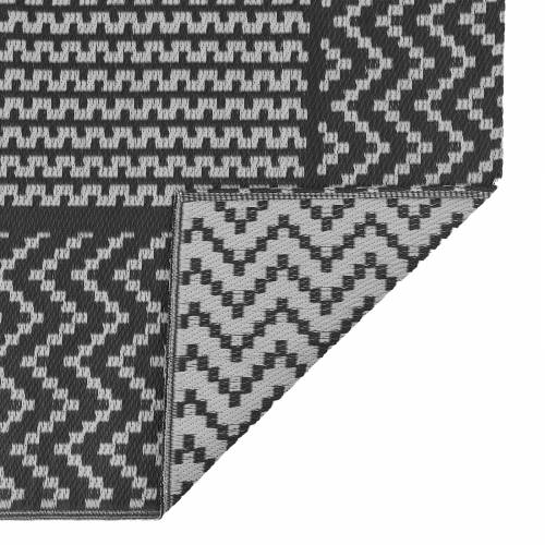 Vanjski Tepih “ARAKIL” Crno-sivi 250x600 cm PP Cijena