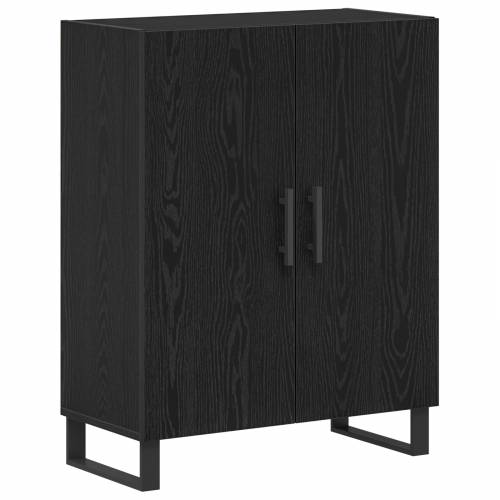 Visoki ormar crni hrast 69.5x34x180 cm inženjersko drvo Cijena