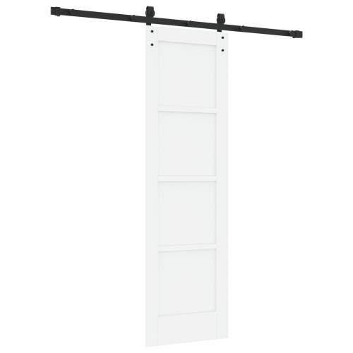 klizna vrata s setom za opremu bijela 61x198,5 cm čvrsti bor Cijena