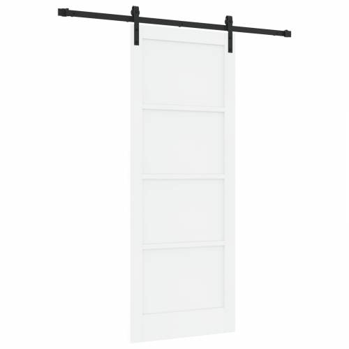 klizna vrata s setom hardvera bijela 83x211 cm čvrsto drvo bor Cijena