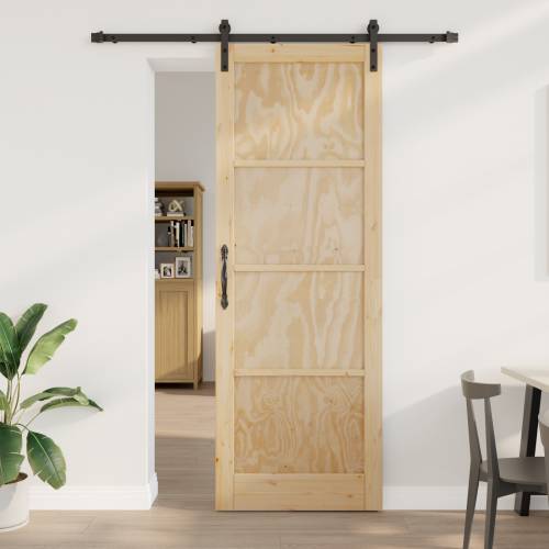klizna vrata s kompletnim hardverom 83x232 cm Solidna drva bora Cijena