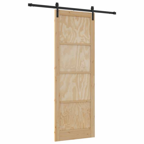 klizna vrata s kompletnim hardverom 83x232 cm Solidna drva bora Cijena