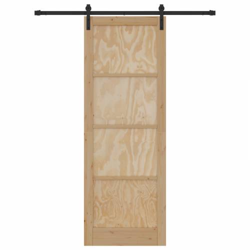 klizna vrata s kompletnim hardverom 83x232 cm Solidna drva bora Cijena