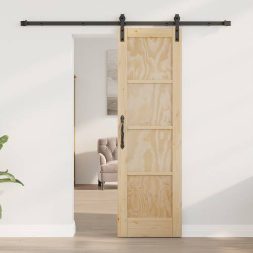 klizna vrata s hardverom 61x198.5 cm od punog drveta bora Cijena