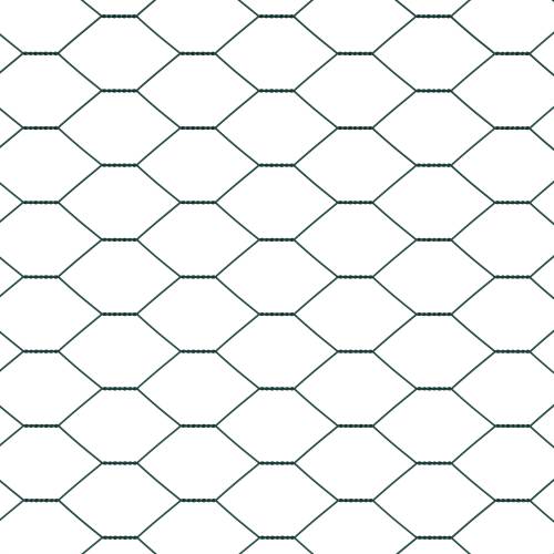 Hexagonalna Ograda Zelena 0.6x50 m Čelik Cijena