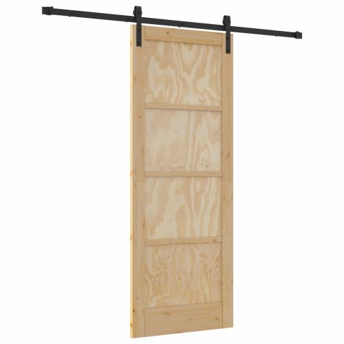 klizna vrata s hardverom 78x202 cm čvrsta borovina Cijena