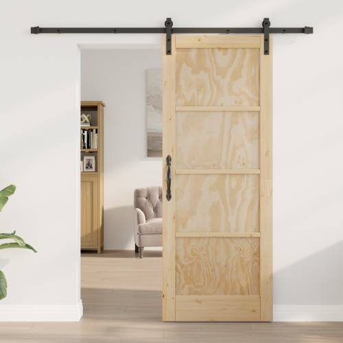 klizna vrata s hardverom 78x202 cm čvrsta borovina Cijena