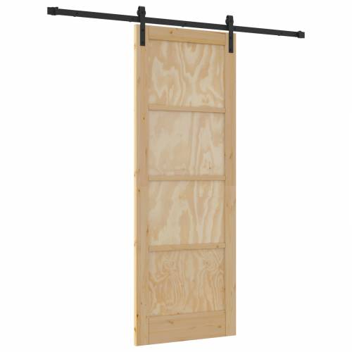 klizna vrata s hardverskim setom 78x211 cm čvrsto drvo bor Cijena