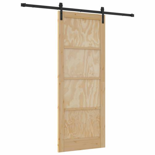 klizna vrata s hardverom 83x211 cm od masivnog drva borovine Cijena