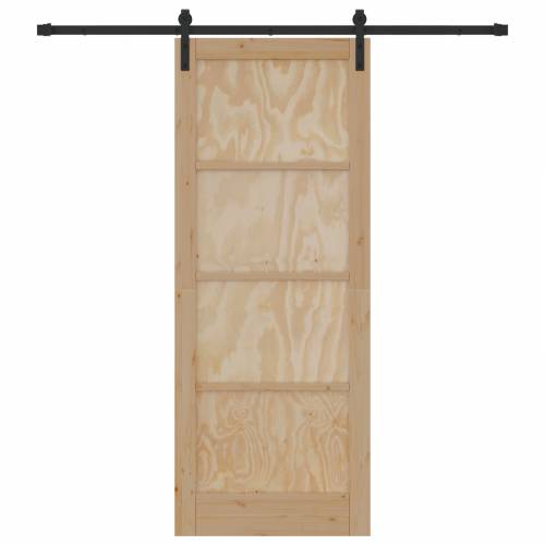 klizna vrata s hardverom 83x211 cm od masivnog drva borovine Cijena