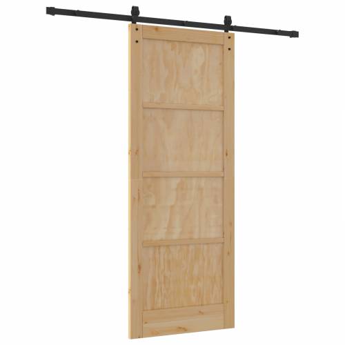 klizna vrata s hardverom 83x211 cm od masivnog drva borovine Cijena