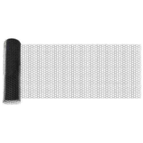 Heksagonalna ograda Siva 0.8x50 m Čelik Cijena