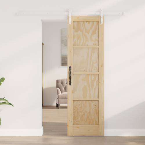 klizna vrata s kompletnim setom hardvera 61x198.5 cm masivna borovina Cijena
