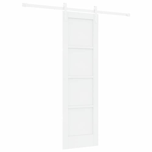 klizna vrata s setom hardvera bijela 61x198.5 cm čvrsto drvo bor Cijena