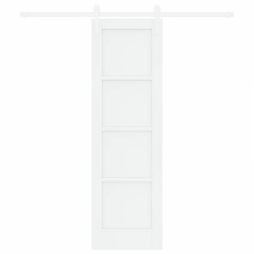 klizna vrata s setom hardvera bijela 61x198.5 cm čvrsto drvo bor Cijena