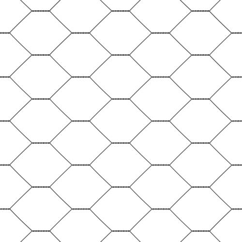Hexagon Ograda Siva 0.8x100 m Čelik Cijena