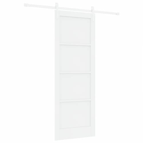 klizna vrata s hardverom bijela 78x211 cm od punog bora Cijena