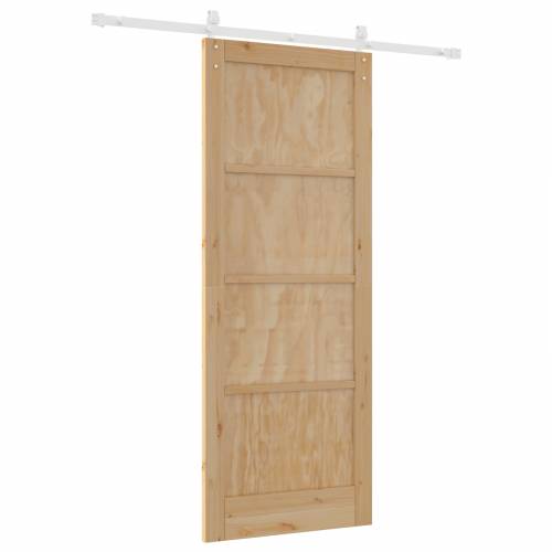 klizna vrata s hardverskim setom 83x211 cm čvrsti bor Cijena