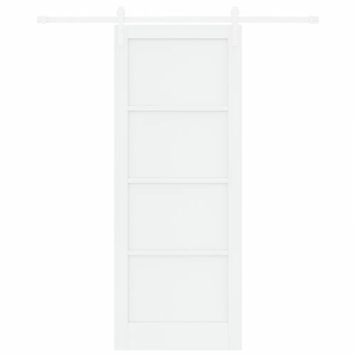 klizna vrata s opremom bijela 83x211 cm od punog drveta borov Cijena