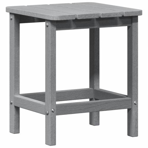 Adirondack stolčić svjetlosive boje 38x38x45 cm HDPE Cijena