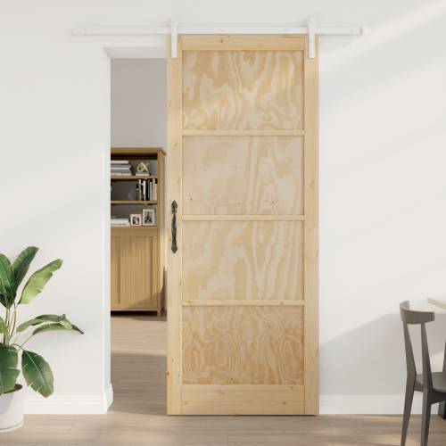 klizna vrata s kompletnim hardverom 93x232 cm čvrsti bor Cijena