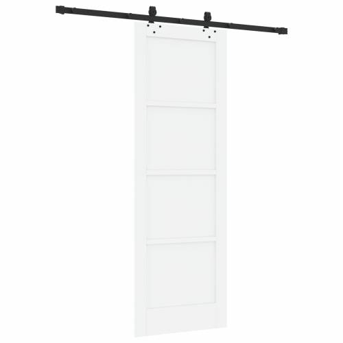 klizna vrata s opremom bijela 73.5x211 cm čvrsto drvo bor Cijena
