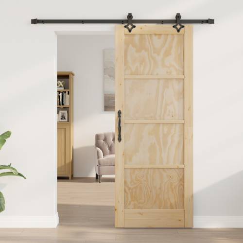 klizna vrata s priborom 78x202 cm Čvrsta borovina Cijena