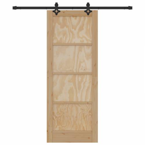 klizna vrata s priborom 78x202 cm Čvrsta borovina Cijena