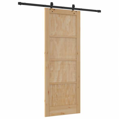 klizna vrata s priborom 78x202 cm Čvrsta borovina Cijena