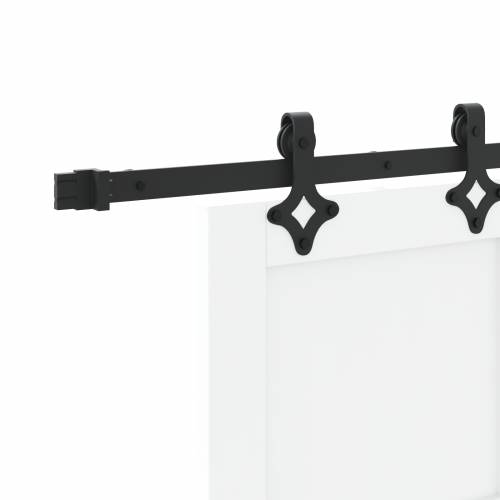 klizna vrata s hardverskim setom Bijela 78x232 cm čvrsto drvo bor Cijena