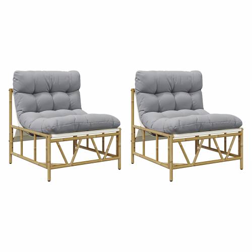 Vrtne opuštajuće stolice 2 kom s jastučićem 60x80x71 cm Čelik Cijena